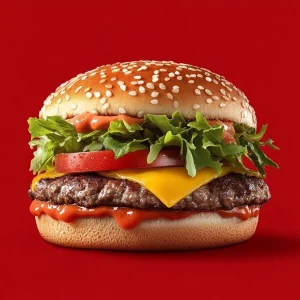 Veggie Burger Patty Bun Toppings