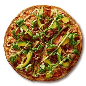 Prosciutto & Arugula Pizza – 14-inch, Thin Crust, Shaved Parmesan, Extra Virgin Olive Oil
